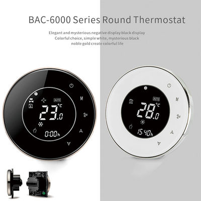 Haupthintergrundbeleuchtung Kreis-Wechselstrom-Touch Screen intelligente drahtlose Thermostat-Fernbedienung