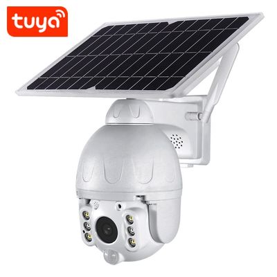 TUYA Smart 2MP Solar Panel PTZ Batterie IP-Haube WIFI-Kamera-PIR IP66 1080P HD
