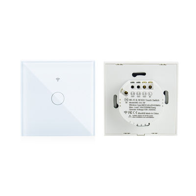 BRITISCHER Standard-1gang Smart Wifi Wand-Schalter Soem-ODM-EU wasserdicht für Hausautomation