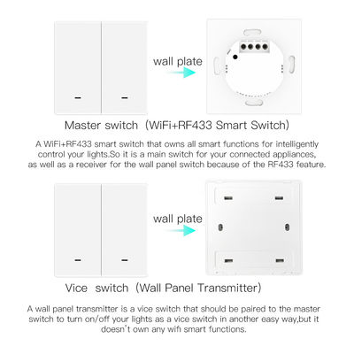 Multi mechanischer Schalter-multi Funktions-Smart-Drucktastenschalter Gruppen-intelligenter Schalter Tuya Wifi