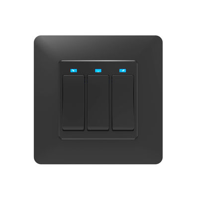App EU Großbritannien Standard Life Weise Wifi-Lichtschalter intelligenter des Wifi-Wand-Schalter-weißer Schwarz-3 der Gruppen-2
