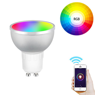 Alexa u. intelligente Glühlampe Gu10 RGB Google-Assistenten-Wifi Mehrfarben