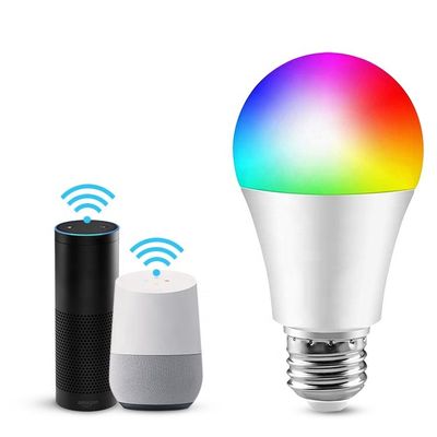 Musik Wifi-Farbe, die Glühlampe 80 Ra Stereo Audio Wifi Bulb mit Sprecher-Fernbedienung ändert
