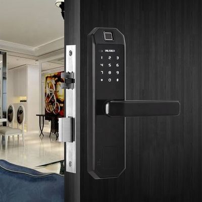 Keyless Türschloss-Tastatur APP-Steuer-IC-Karte Wifi Eintritts-Smarts Wifi schloss Türschloss an