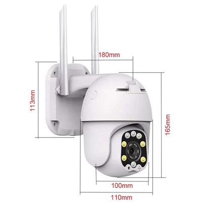 Kamera-drahtloses Sicherheits-Haube IP-Kamera-Haus Wi-Fi Pan Tilt Night Vision IP66 Wifi